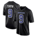 Friene D.Cowboys #9 KaVontae Turpin Player Carbon Black Fashion Home Game Stitched Jerseys