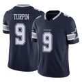 Friene D.Cowboys #9 KaVontae Turpin Player Navy Limited Vapor F.U.S.E. Home Game Stitched Jerseys