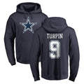 Friene D.Cowboys #9 KaVontae Turpin Player Navy Pullover Hoodies Limited Stitched Jerseys