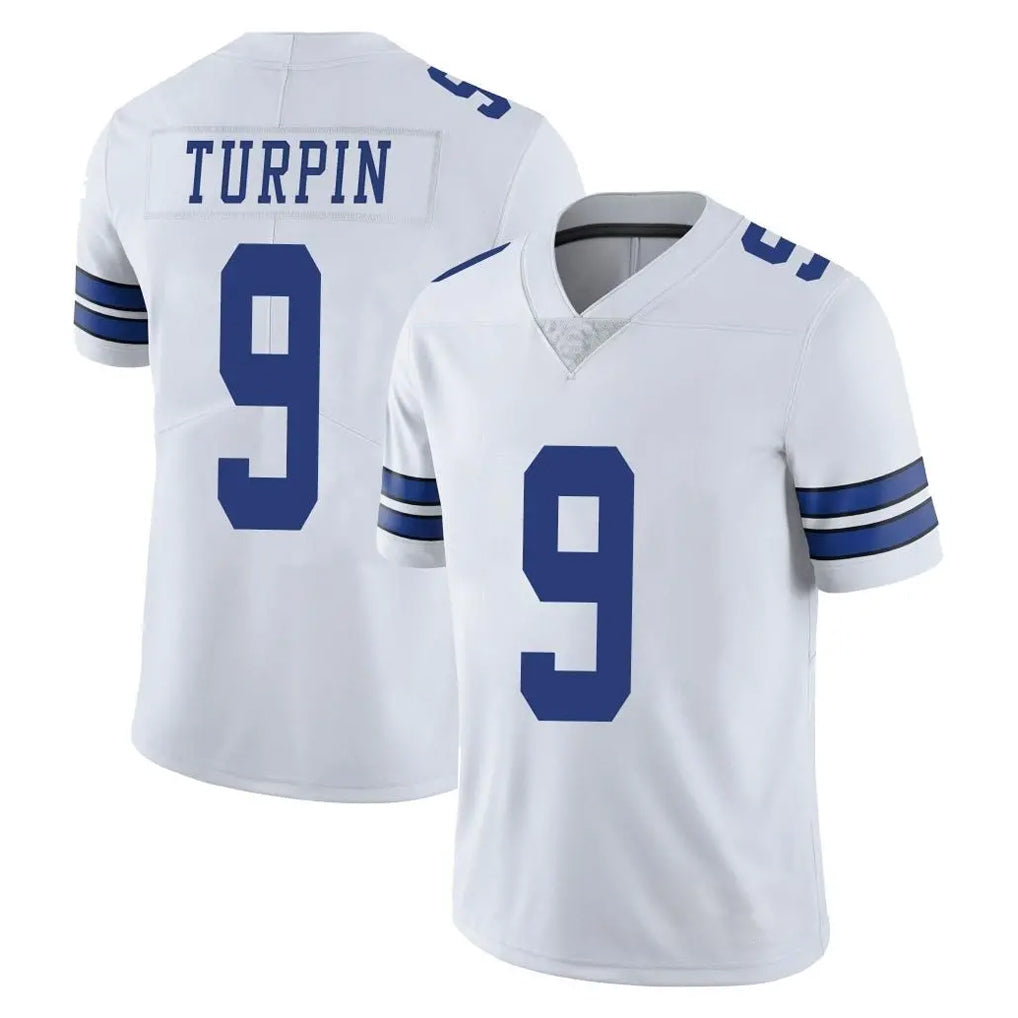 Friene D.Cowboys #9 KaVontae Turpin Player White Vapor Untouchable Limited Home Game Stitched Jerseys