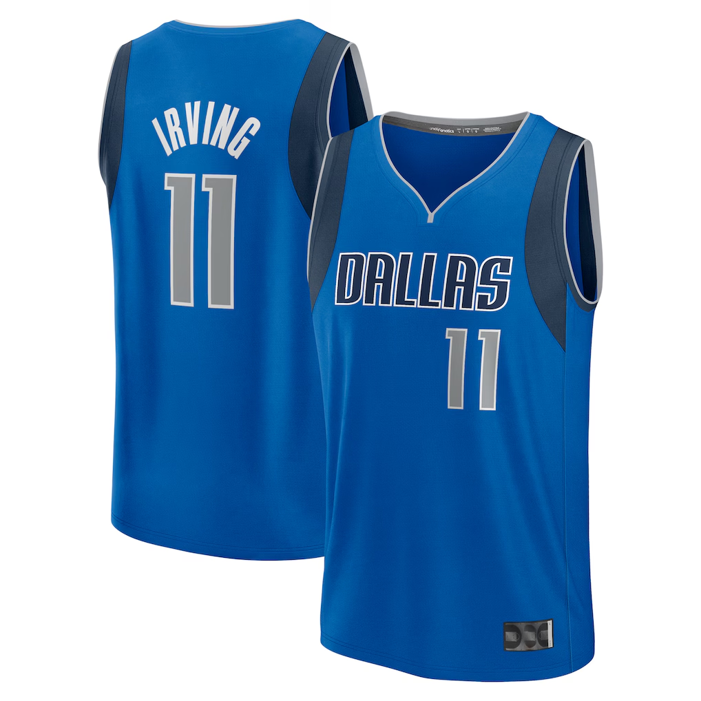 Friene D.Mavericks #11 Kyrie Irving  Blue Fast Break Replica Player Jerseys - Icon Edition