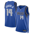 Friene D.Mavericks #14 Morez Johnson Jr. Blue Icon Swingman Stitched Jerseys