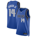 Friene D.Mavericks #14 Morez Johnson Jr. Blue Swingman Jerseys - Icon Edition