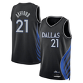 Friene D.Mavericks #21 Daniel Gafford Black 202526 City Edition Swingman Stitched Jerseys
