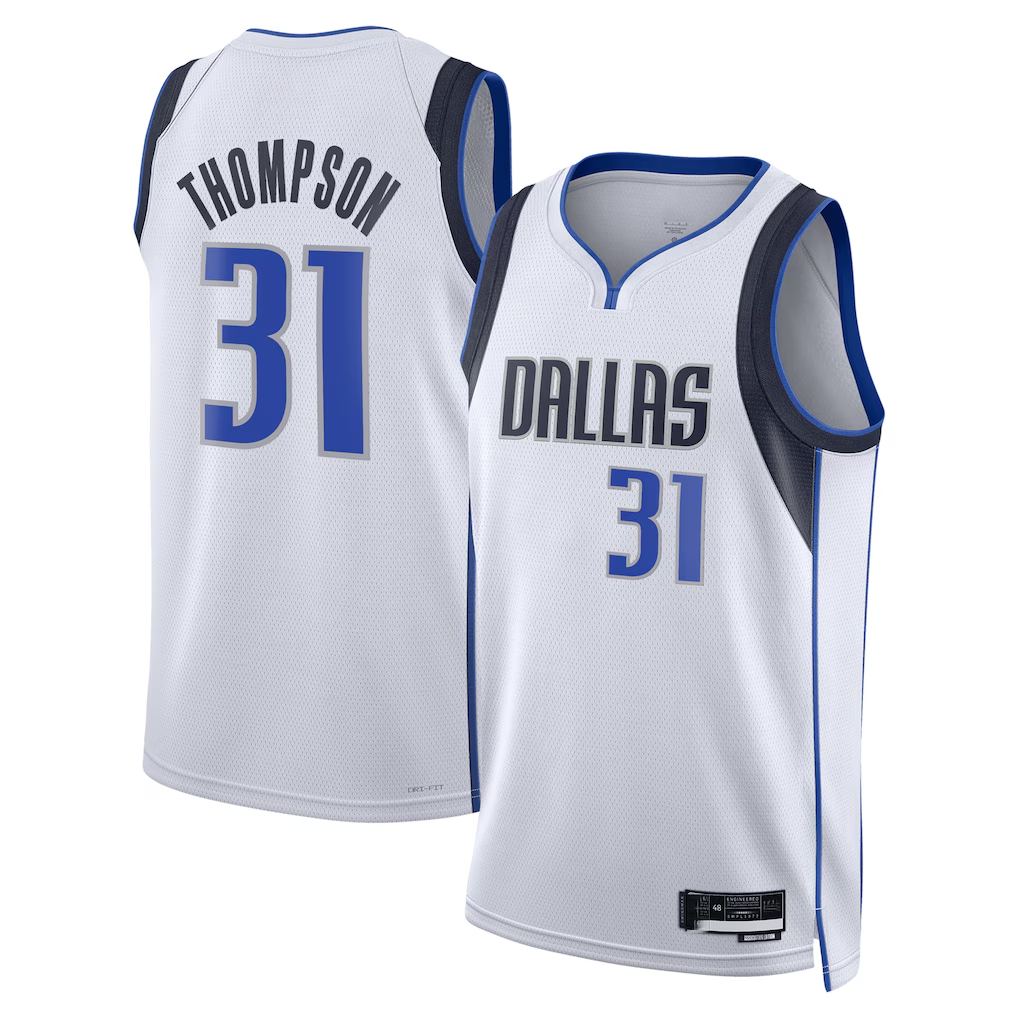 Friene D.Mavericks #31 Klay Thompson Association Edition Swingman Stitched Jerseys