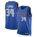 Friene D.Mavericks #34 Santi Aldama Blue Icon Edition Swingman Stitched Jerseys