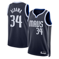 Friene D.Mavericks #34 Santi Aldama Navy Statement Edition Swingman Stitched Jerseys