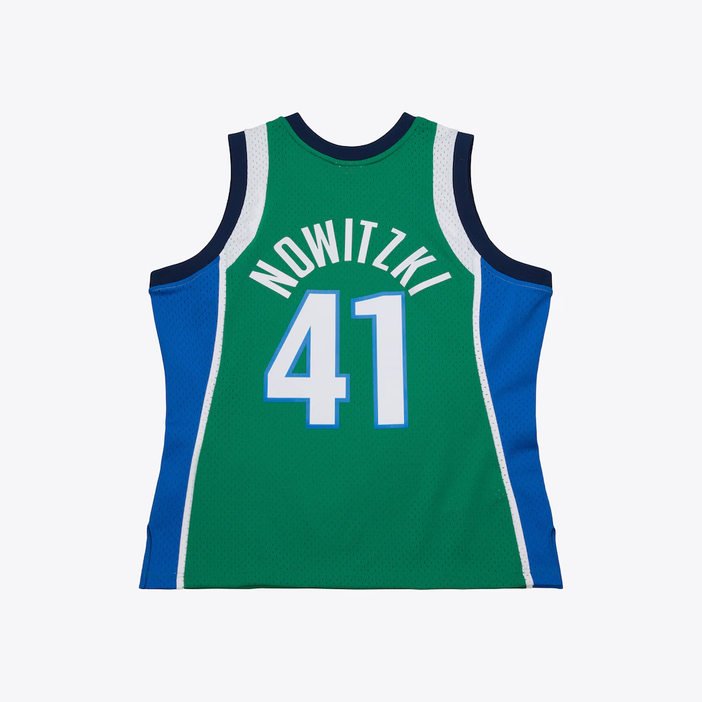 Friene D.Mavericks #41 Dirk Nowitzki Mitchell & Ness Swingman Stitched Jerseys 2004