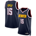 Friene D.Nuggets #15 Nikola Jokic Navy Swingman Jerseys - Icon Edition