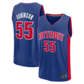 Friene D.Pistons #55 Duncan Robinson Blue Fast Break Jerseys - Icon Edition