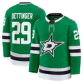Friene D.Stars #29 Jake Oettinger Kelly Green Home Premium Jerseys