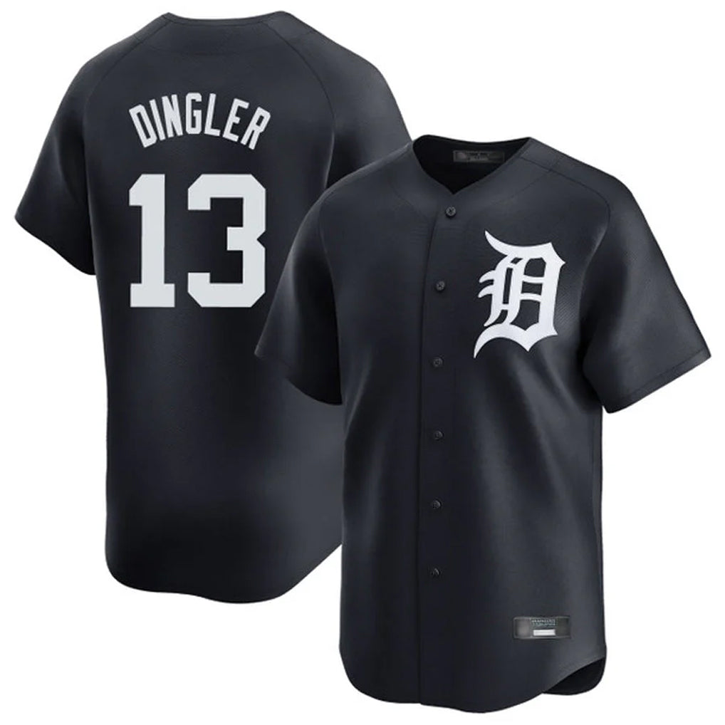 Friene D.Tigers #13 Dillon Dingler Player Navy Home Limited Game Stitched Jerseys