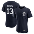 Friene D.Tigers #13 Dillon Dingler Player Navy Limited Elite Home Stitched Jerseys