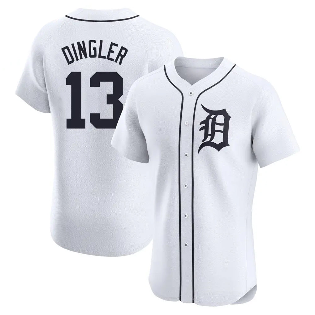 Friene D.Tigers #13 Dillon Dingler Player White Limited Elite Home Stitched Jerseys