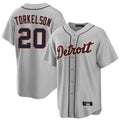 Friene D.Tigers #20 Spencer Torkelson Player Gray Home Game Stitched Jerseys