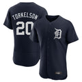 Friene D.Tigers #20 Spencer Torkelson Player Navy Limited Elite Home Stitched Jerseys