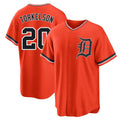 Friene D.Tigers #20 Spencer Torkelson Player Orange Home Game Stitched Jerseys