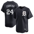 Friene D.Tigers #24 Miguel Cabrera Player Navy Home Limited Game Stitched Jerseys