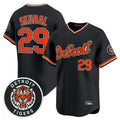 Friene  D.Tigers #29 Tarik Skubal Player Black Limited Home Stitched Jerseys