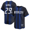 Friene  D.Tigers #29 Tarik Skubal Player Navy City Connect Home Limited Stitched Jerseys