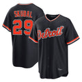Friene  D.Tigers #29 Tarik Skubal Player Navy Home Game Stitched Jerseys