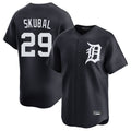 Friene  D.Tigers #29 Tarik Skubal Player Navy Home Limited Game Stitched Jerseys