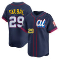 Friene  D.Tigers #29 Tarik Skubal Player Navy Limited American League All-Star Edition Stitched Jerseys