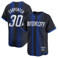Friene  D.Tigers #30 Kerry Carpenter Player Navy City Connect Home Limited Stitched Jerseys