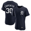 Friene  D.Tigers #30 Kerry Carpenter Player Navy Limited Elite Home Stitched Jerseys