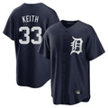 Friene D.Tigers #33 Colt Keith Player Navy Game Home Stitched Jerseys