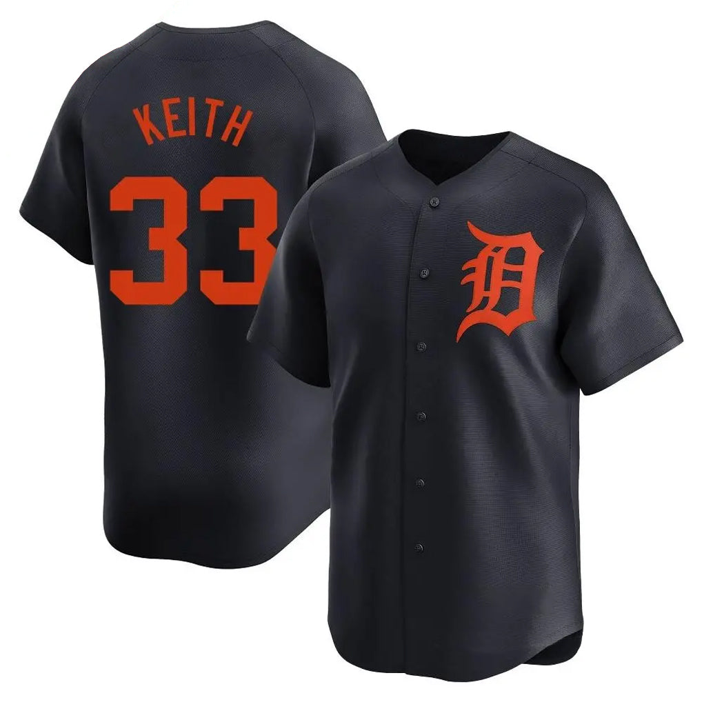 Friene D.Tigers #33 Colt Keith Player Navy Home Limited Stitched Jerseys