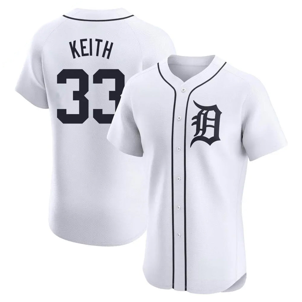 Friene D.Tigers #33 Colt Keith Player White Limited Elite Home Stitched Jerseys