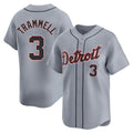 Friene D.Tigers #3 Alan Trammell Player Gray Home Limited Stitched Jerseys