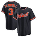 Friene D.Tigers #3 Alan Trammell Player Navy Home Game Stitched Jerseys