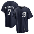Friene D.Tigers #7 Kevin McGonigle Player Navy Game Home Stitched Jerseys