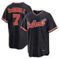 Friene D.Tigers #7 Kevin McGonigle Player Navy Home Game Stitched Jerseys