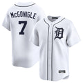 Friene D.Tigers #7 Kevin McGonigle Player White Home Limited Stitched Jerseys