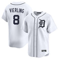 Friene D.Tigers #8 Matt Vierling Player White Home Limited Stitched Jerseys