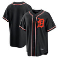 Friene D.Tigers ## Tigers Blank Player Black Fashion Out Home Game Stitched Jerseys