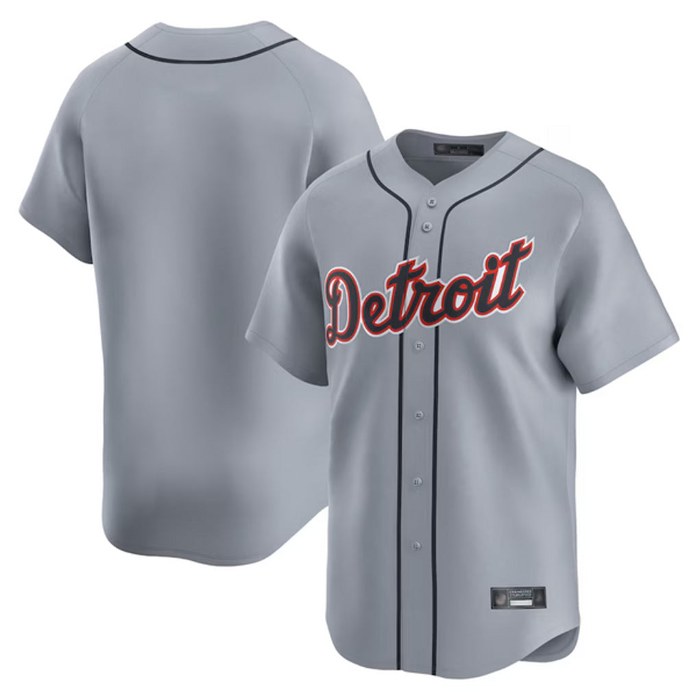 Friene D.Tigers ## Tigers Blank Player Gray Home Limited Stitched Jerseys