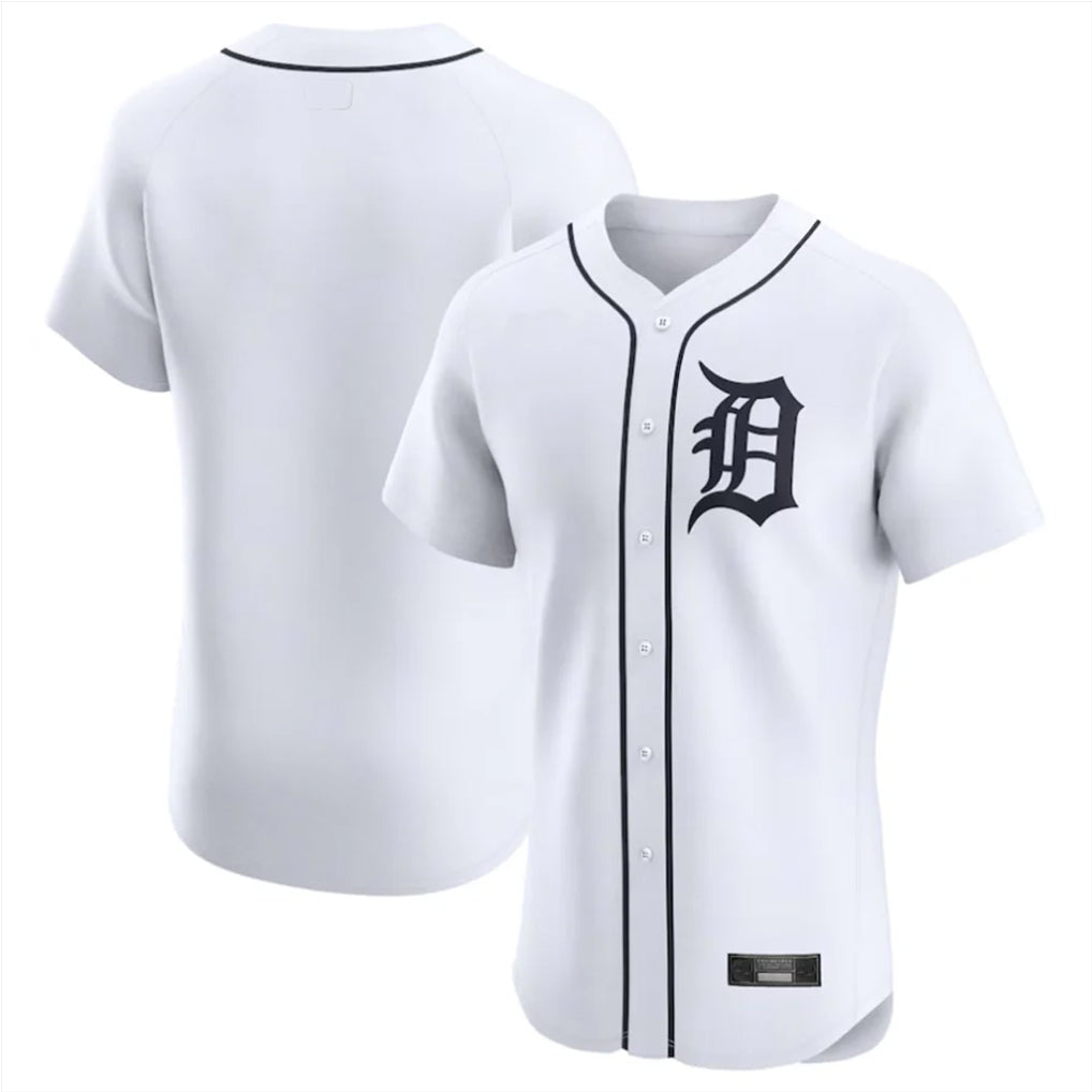 Friene D.Tigers ## Tigers Blank Player White Limited Elite Home Stitched Jerseys