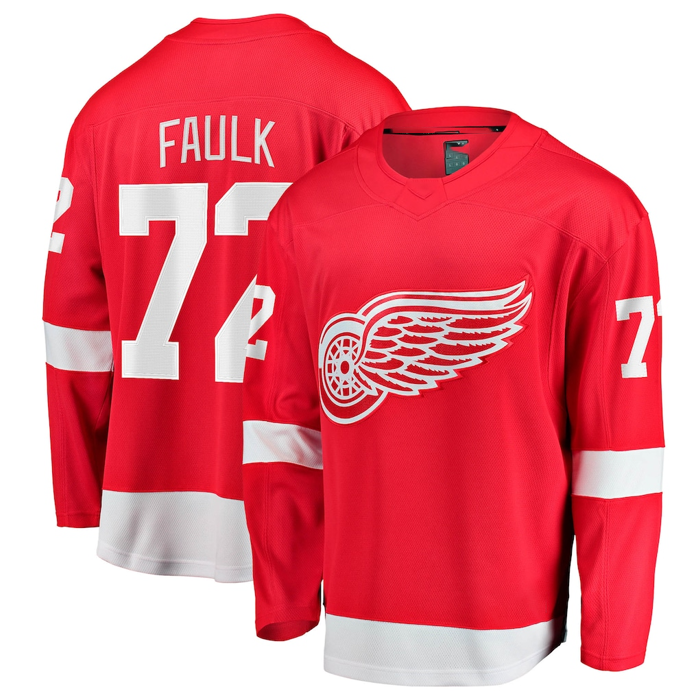Friene DR.Wings #72 Justin Faulk Red Home Breakaway Jerseys