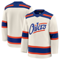 Friene E.Oilers Light Beige Alternate Premium Jerseys