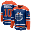Friene E.Oilers #10 Trent Frederic Royal Home Breakaway Jerseys