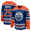 Friene E.Oilers #25 Darnell Nurse Royal Home Breakaway Player Jerseys