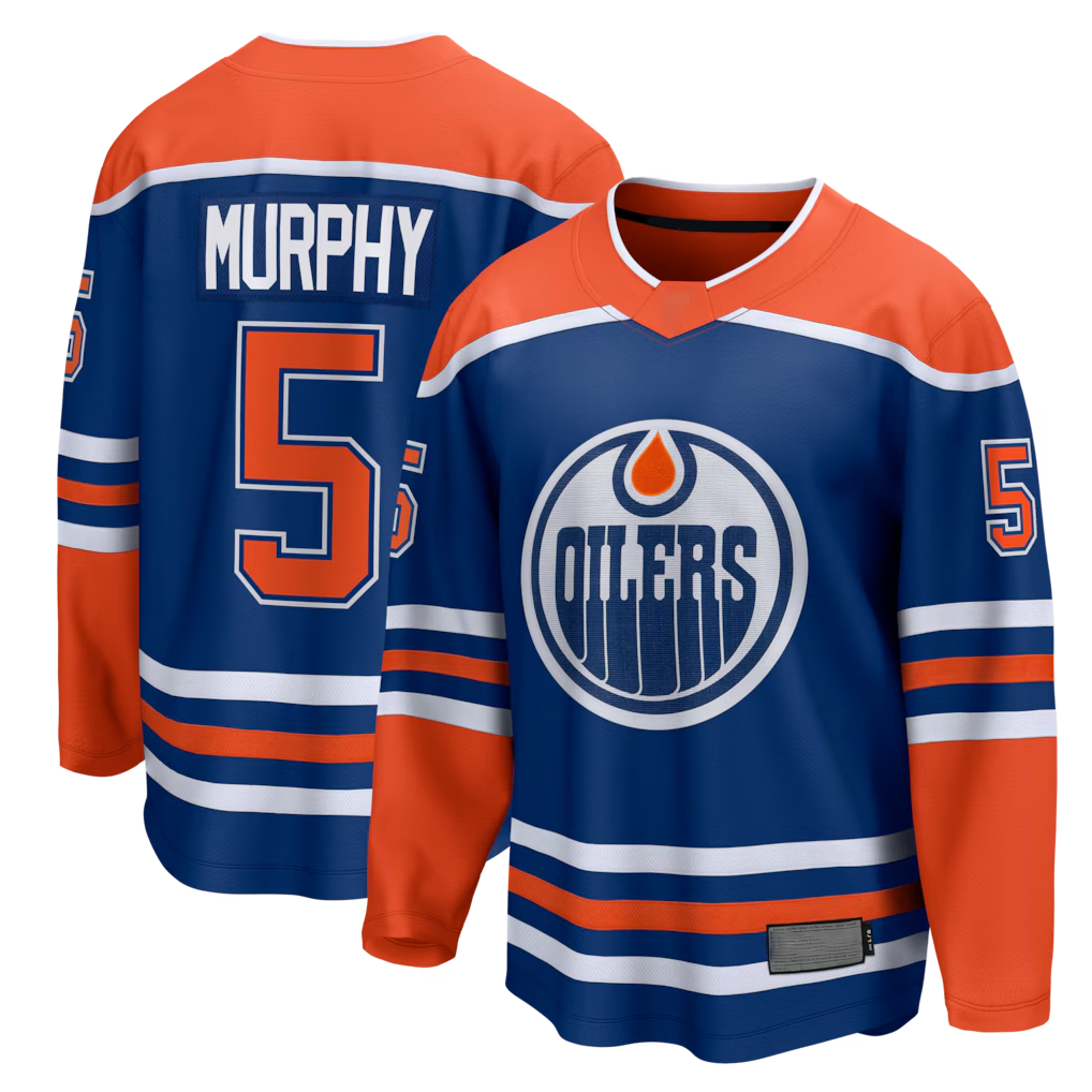 Friene E.Oilers #5 Connor Murphy Royal Home Breakaway Jerseys