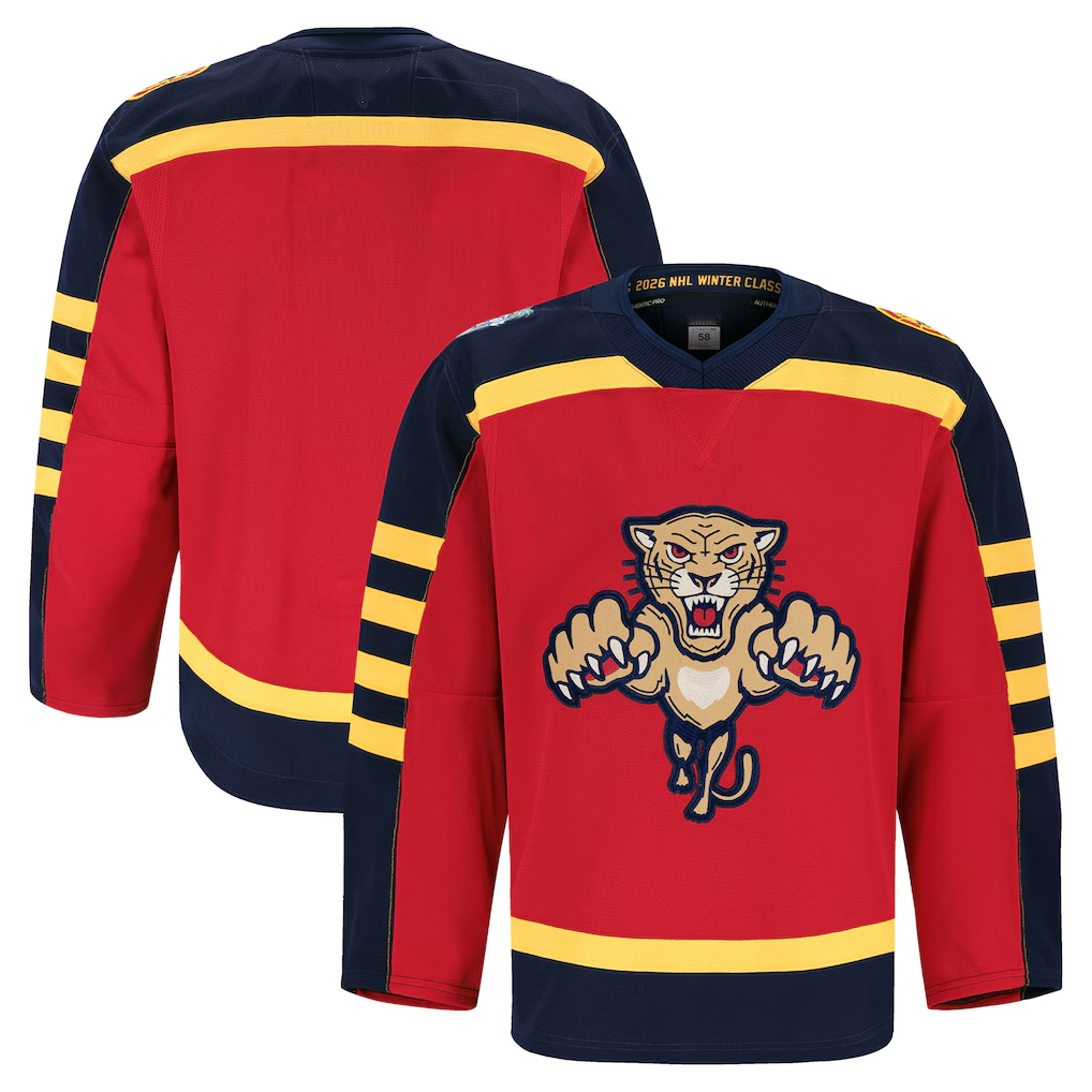 Friene F.Panthers Red 2026 Winter Classic Authentic Pro Jerseys