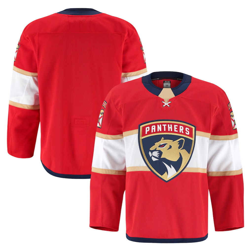 Friene F.Panthers Red Home Authentic Pro Jerseys