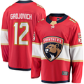 Friene F.Panthers #12 Jonah Gadjovich Red Premier Breakaway Player Jerseys