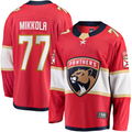 Friene F.Panthers #77 Niko Mikkola Red Premier Breakaway Player Jerseys
